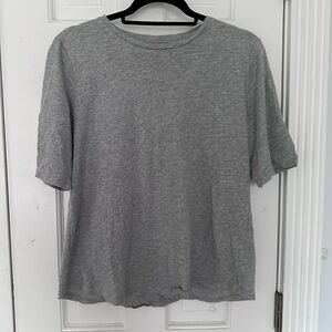 Eileen Fisher Women’s Heather Gray Short Sleeve Tee
